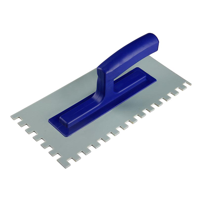 Triangular Plastic Float Trowel with Fiberglass Handle