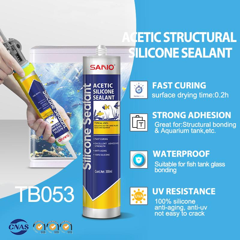 Acetic Window Glass Aluminum Acetoxy Acid General Purpose Bathroom Adhesive Silicone Sealant