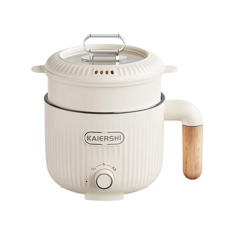 Custom Logo Electric Cooking Pot Multifunctional Frying Pan All-in-One Small Hot Pots with Steamer