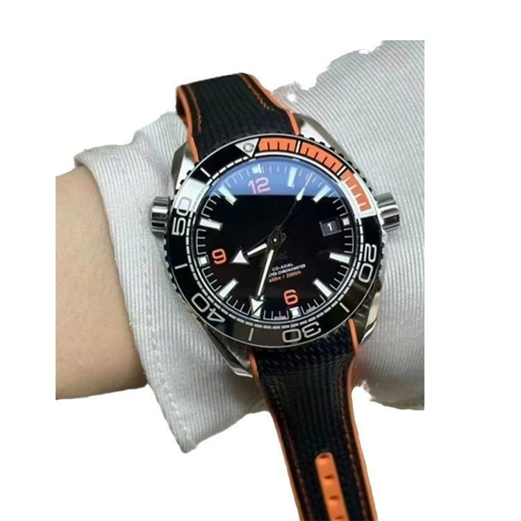 Mechanical Rubber Sports Mens 8900 Movement Waterproof Watch