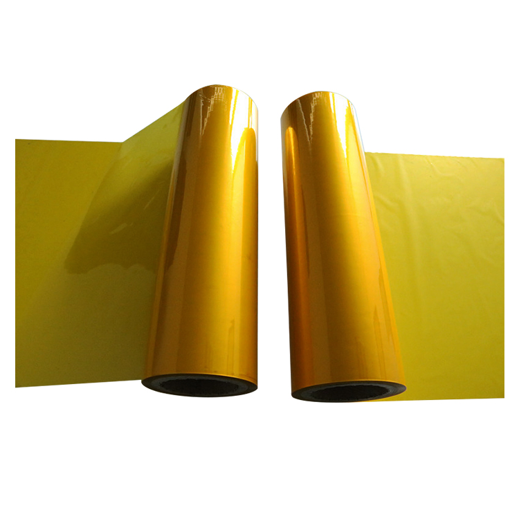 China Manufacturer of Metallized Gold Pet Foil Film