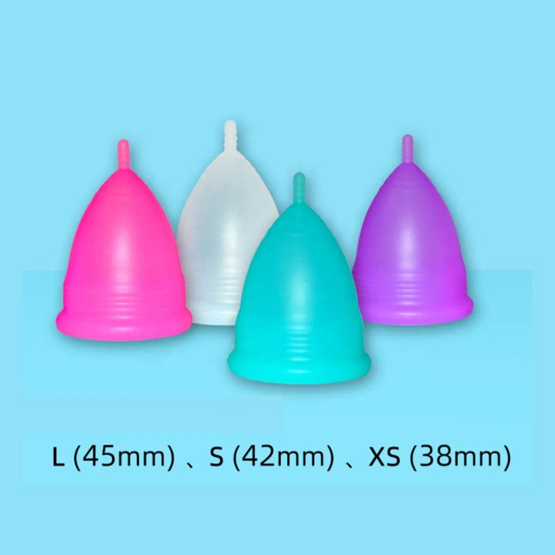 OEM Eco-Friendly High Quality 100% Medical Grade Wholesale Menstrual Cup Silicone Menstrual Reusable Menstrual Period Cup