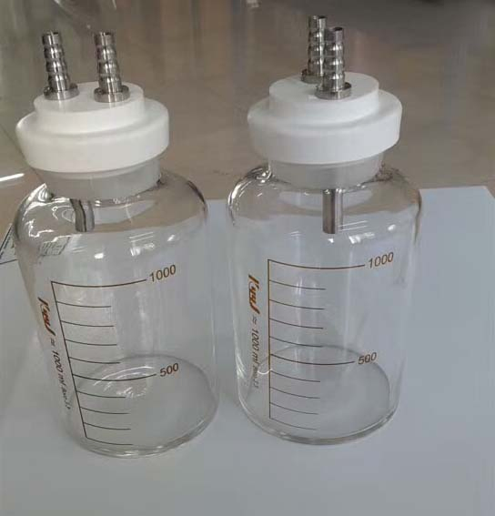 Стеклянная бутылка для хранения жира 1000 мл