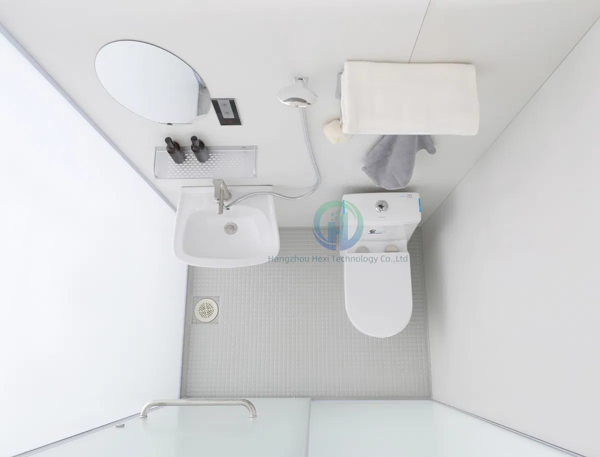 Impressive Sanitary Ware Concealed Prefab Toilet Room Integrated Capsule Bathroom Pod Shower Room