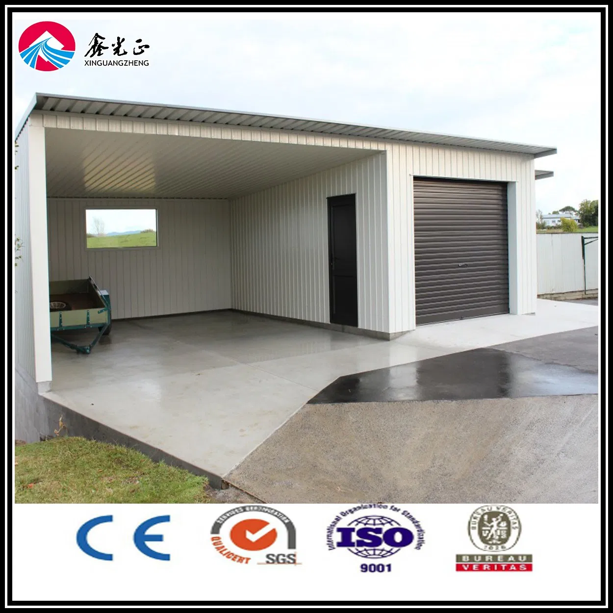 Versatile Steel Car Garage Warehouse for All Weather Conditions