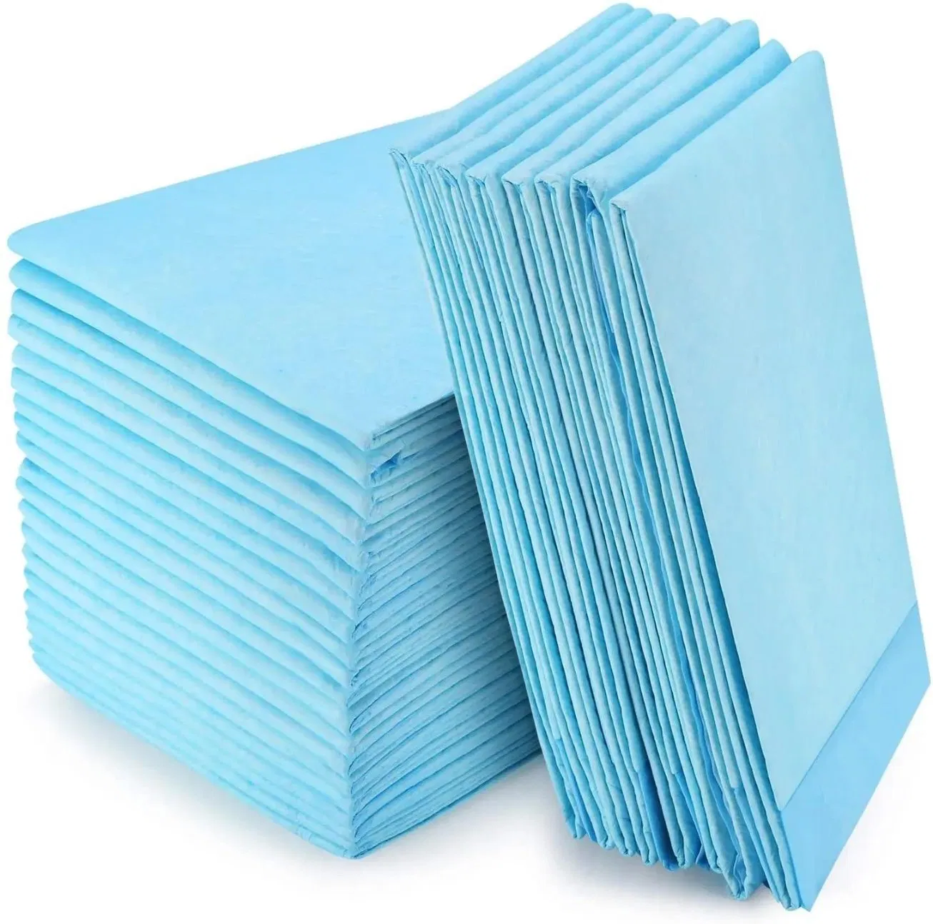 Customizable Disposable Waterproof PE Film Bed Sheet 60X60cm and 60X90cm Sizes Underpad