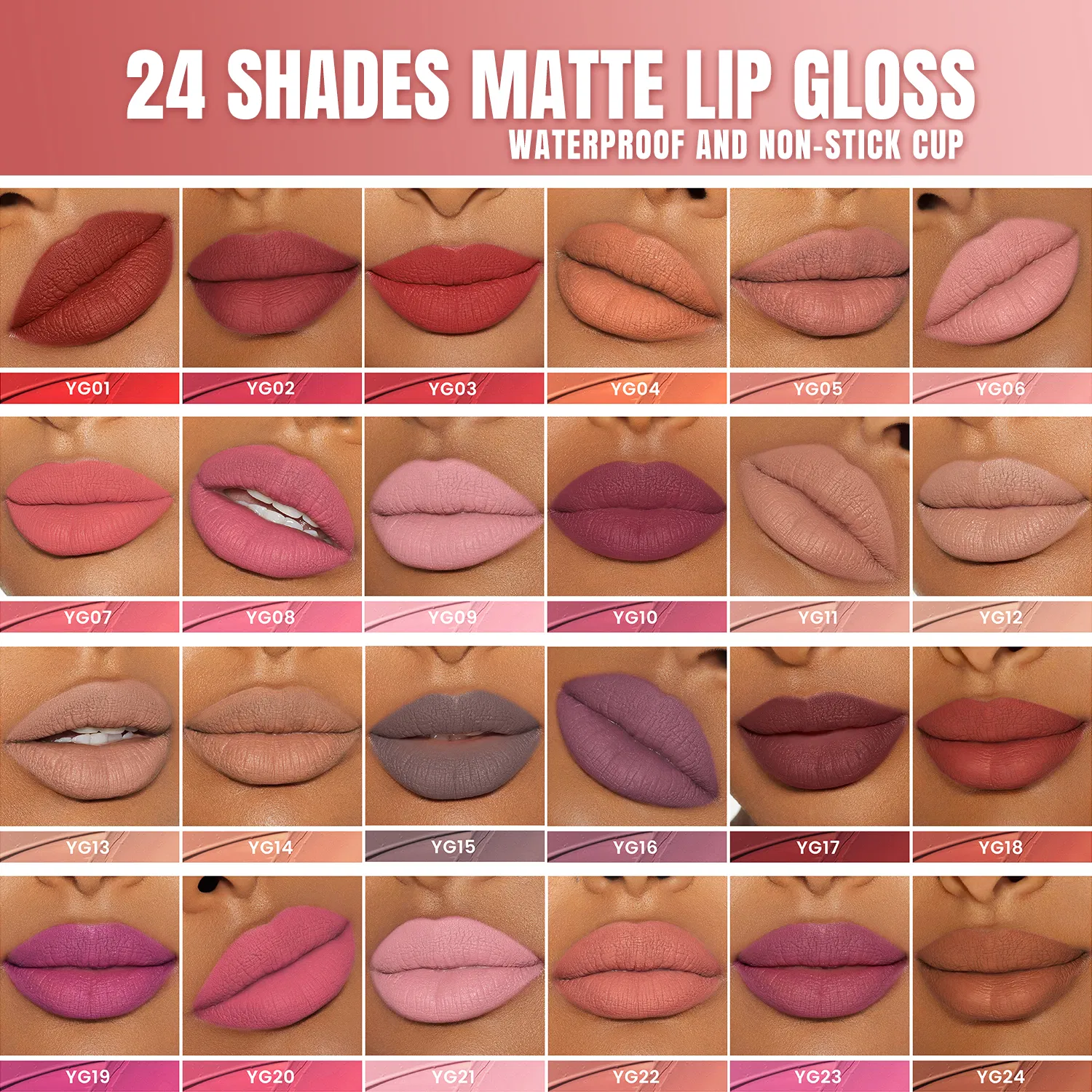 Hot Selling Cosmetics Lip Makeup Matte Private Label Cosmetics with GMPC