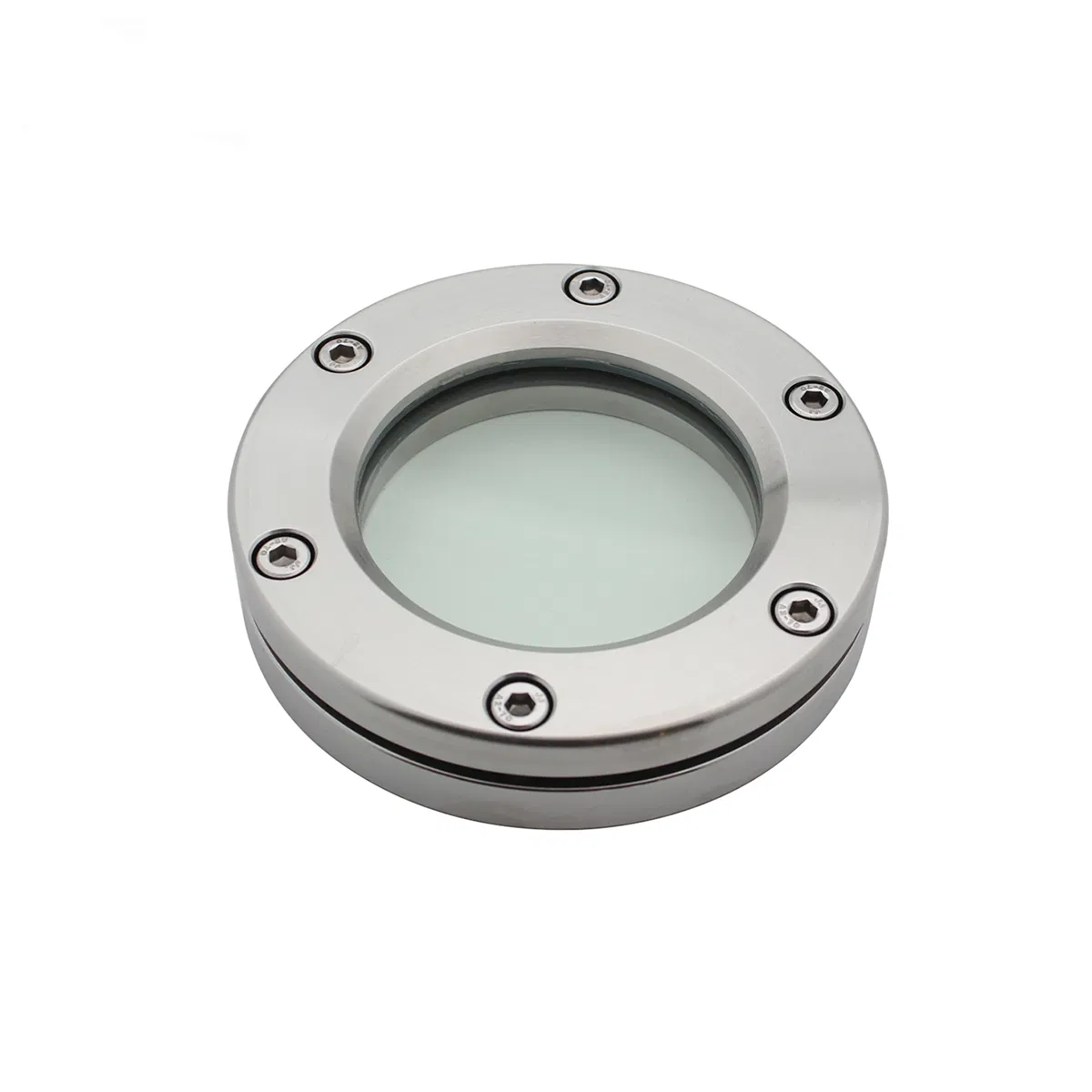 Fine Chemicals Toughened Sight Glass Sheet Observe Material Flow Stainless Steel Sanitary Flange Sight Glass