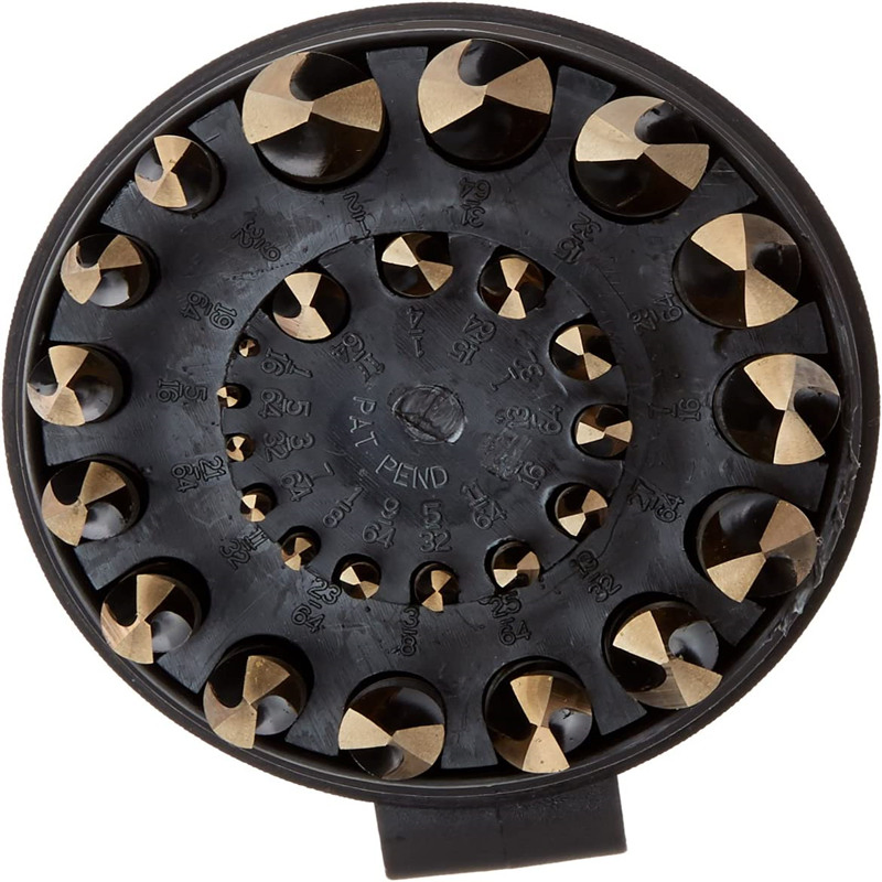 Cobalt Drill Bit Set 29PCS Jobber Drill Bit Set for Hardened Metal, Stainless Steel, Cast Iron