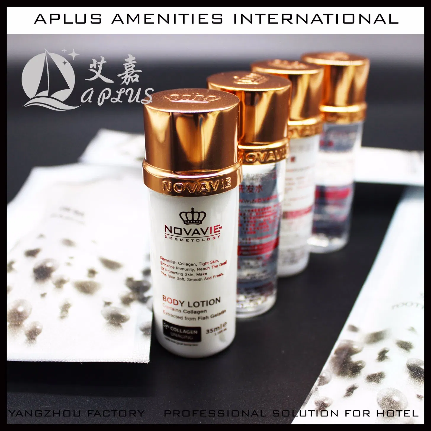 Luxury Hotel Accessories Disposable Custom Shampoo and Conditioner 02