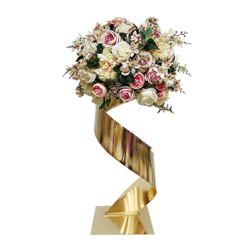 Factory Outlet Stable Romantic Metal Flowers Wedding Decoration Modern Furniture Flower Stand