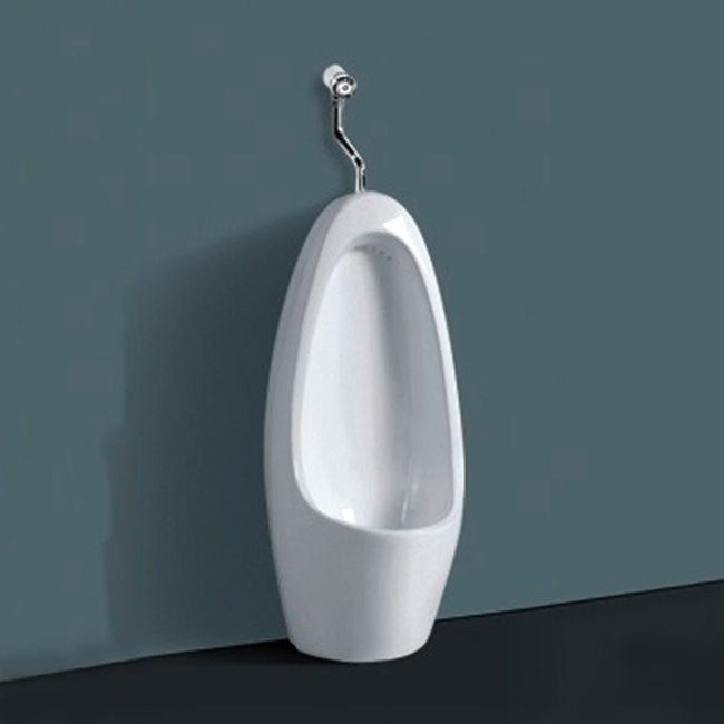 Sanitary Ware Manufacturer Floor Standing Urinal with Concealed Senor Flusher White Bathroom Urinal