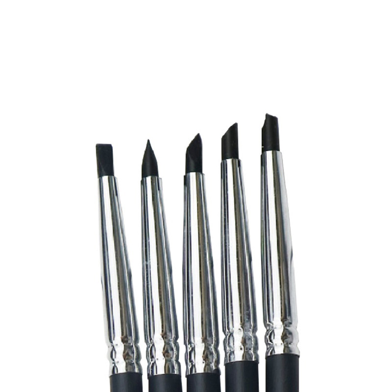 Dental Wood Silicone Dotting Nail Pen Acrylic Nail Paint Art Air Brush