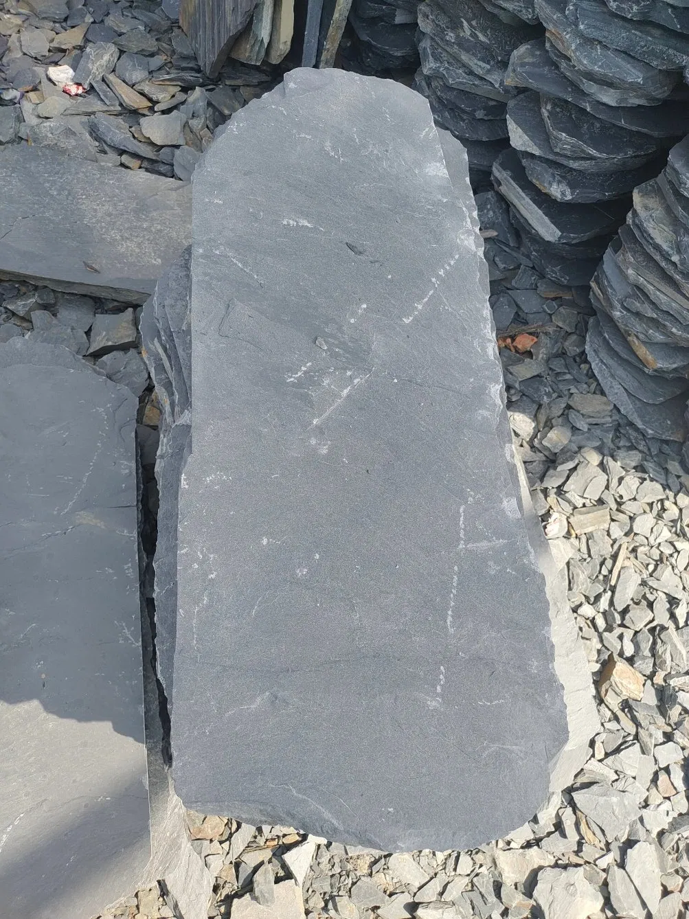 Natural Outdoor Decorative Paver Tiles Round Irregular Slate Paving Stone Tiles for Garden Stepping