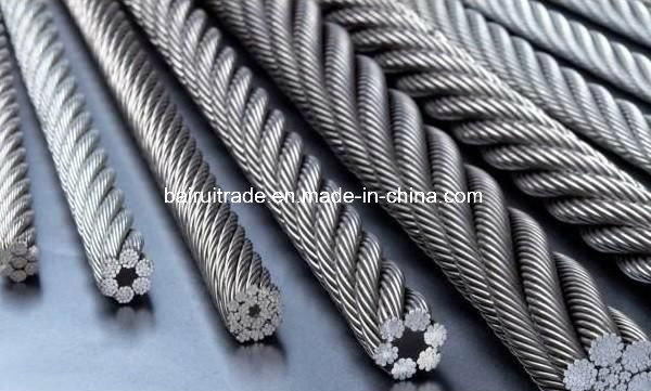 6mm Hot DIP Galvanized Steel Wire Rope for Export