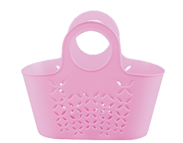 Plastic Basket New House Clean Bathroom Kitchen PE Plastic Rattan Look Basket Storage Basket