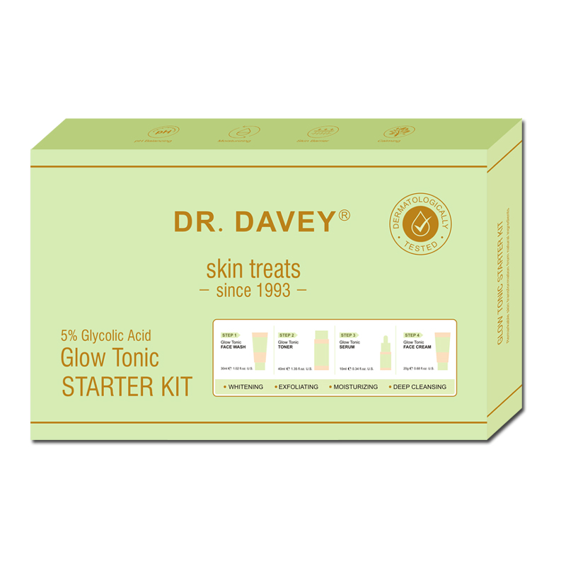 Dr. Davey Cream 4 in 1skin Care Set Liquid Daily Female Serum