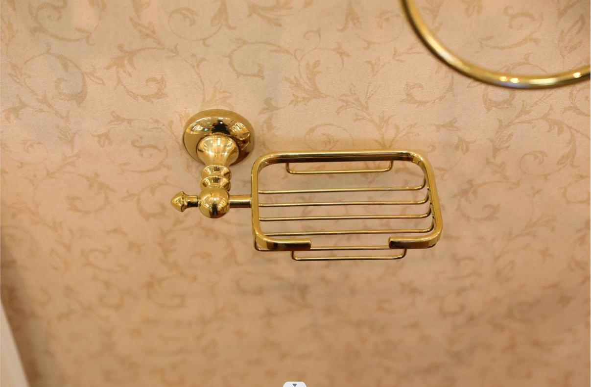 Modern Simple European Style Stainless Steel Soap Basket