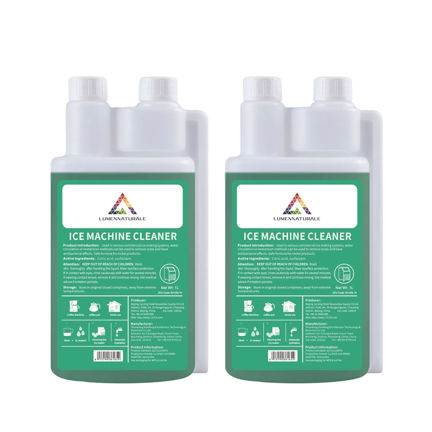 Professional Cleaner Ice Machine Cleaning with Powerful Liquid Detergent Formula