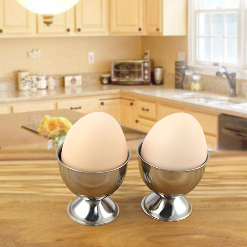 Elegant Japanese Style Stainless Steel Egg Cup for Kitchen Use