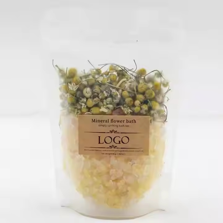 OEM Rose Lavender Fruity Himalayan Organic Salt Best Skin Care Cleaning Products SPA Bath Salt Water Bath