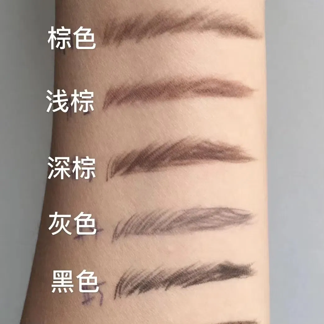 Custom Logo 2-in-1 Waterproof Eyebrow Pencil Pigmented Mineral
