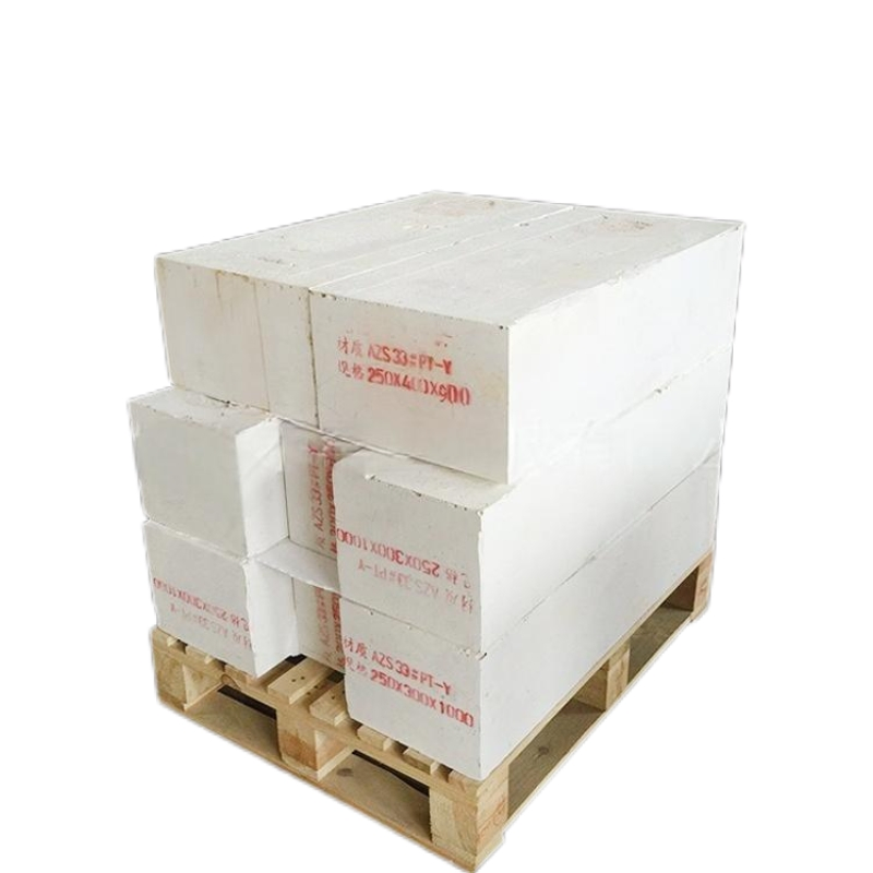 Огнеупорный кирпич Azs для расплавленного металла