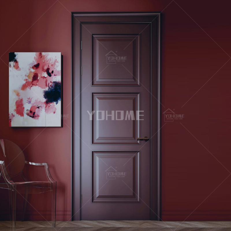 Australian Designs Luxury Painted Internal Doors for Villa Inter Doors Luxury Classic Bedroom Doors Wooden Internal Doors