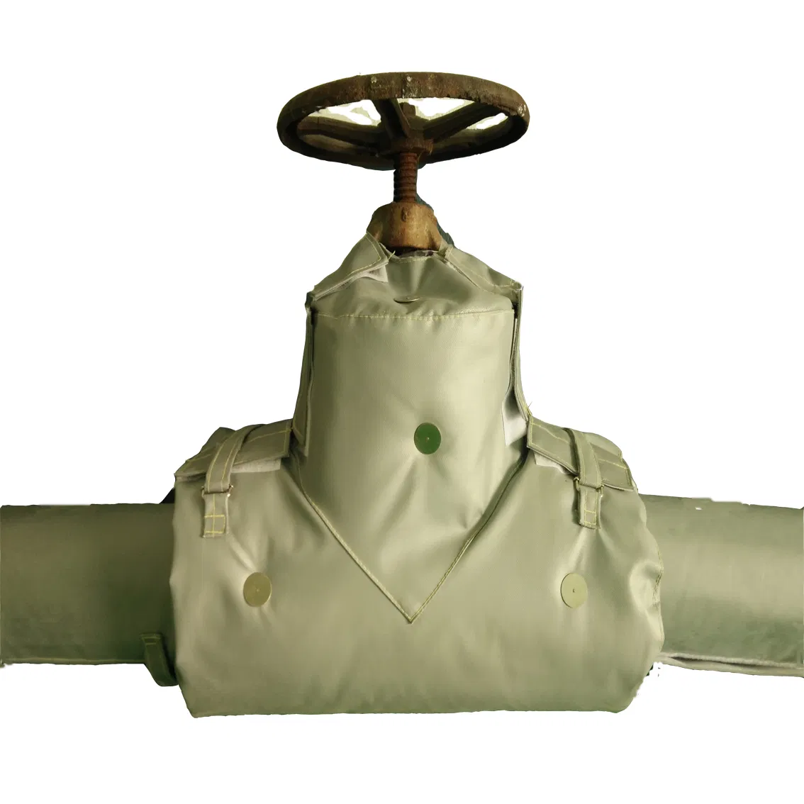 Silicone Coating Cloth Heat Insulation Cover for Globe Valve