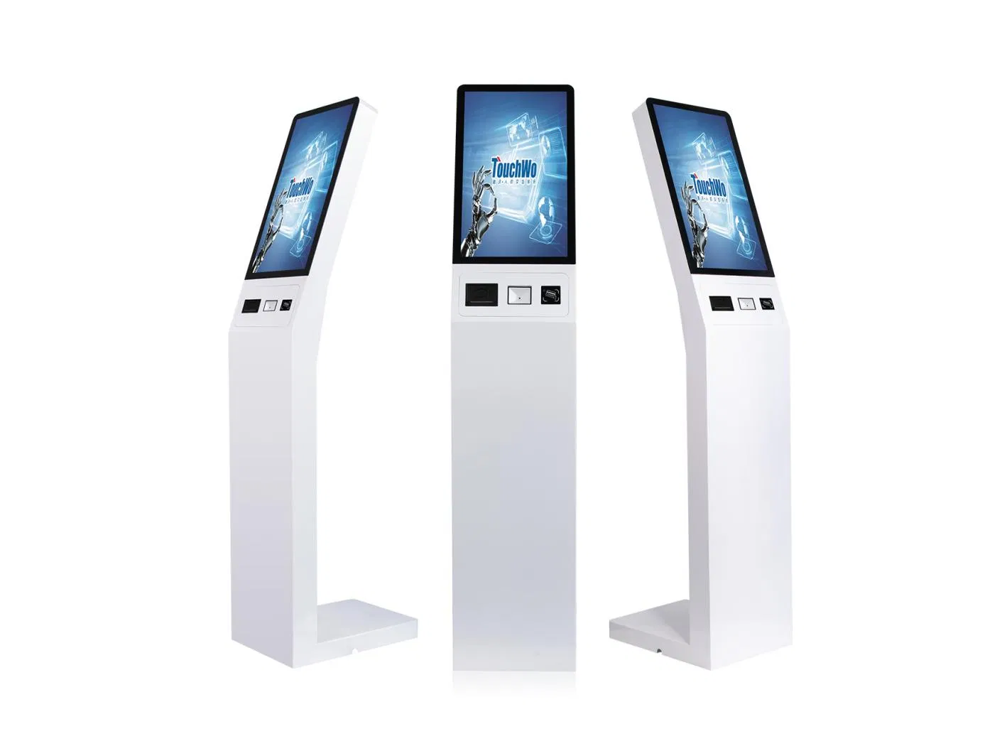 21.5" Restaurant Customizable Self Service Ordering Kiosk with POS Compatibility Printer