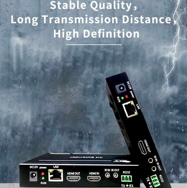 HDMI-удлинитель 4K60 через Cat5e/6, 60 м, с пультом
