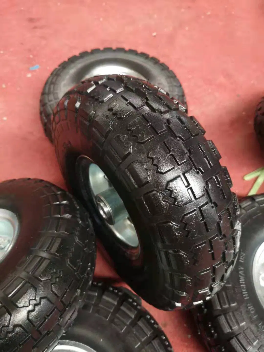 Maxtop Polyurethane PU Foam Flat Free Trolley Wheels