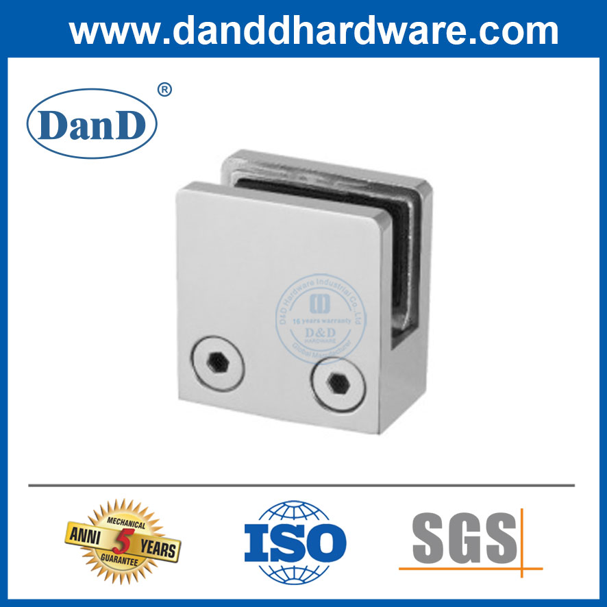 Glass Hardware Manufacturer Adjustable Single Point Fixing Glass Clamp Clip