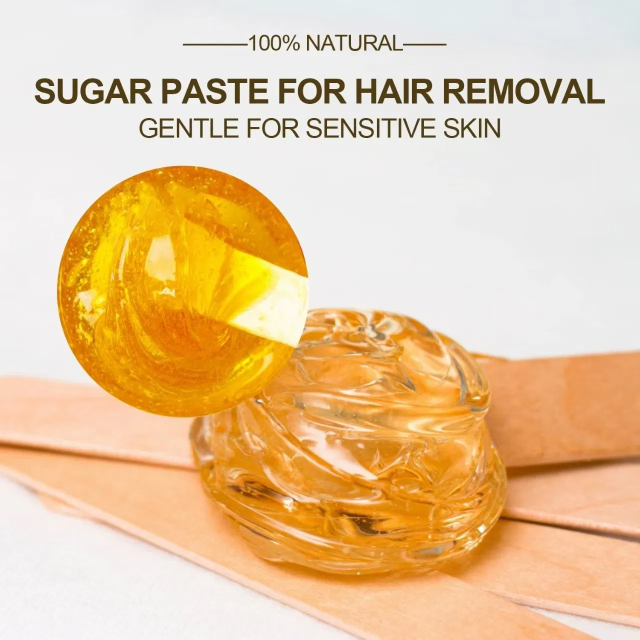 Sugar Wax for Painless Waxing Sugar Paste for Hair Removal Skin Nature Hair Removal Combination
