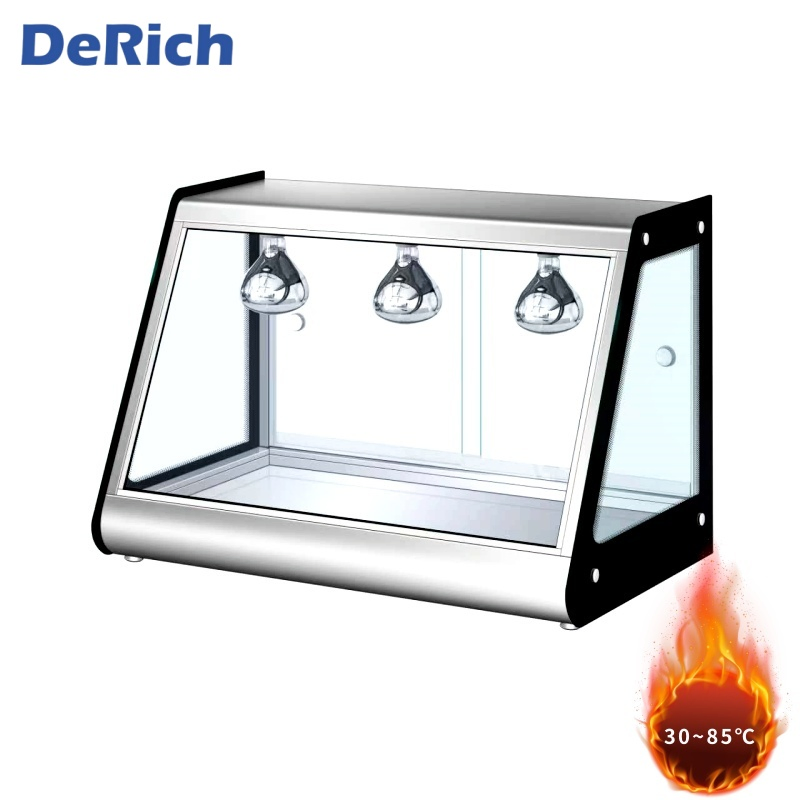 Derich Hote Sale Hot Food Insulation Storage Cabinet Food Heating Display