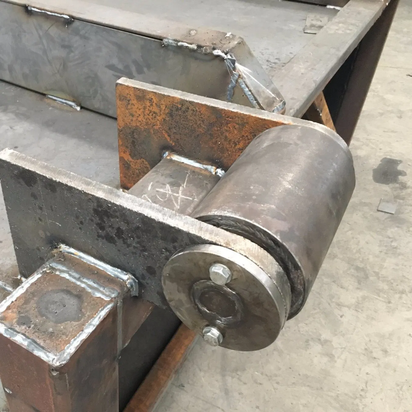 Roller Componet Wheel Accessories for Hook Lift Bins