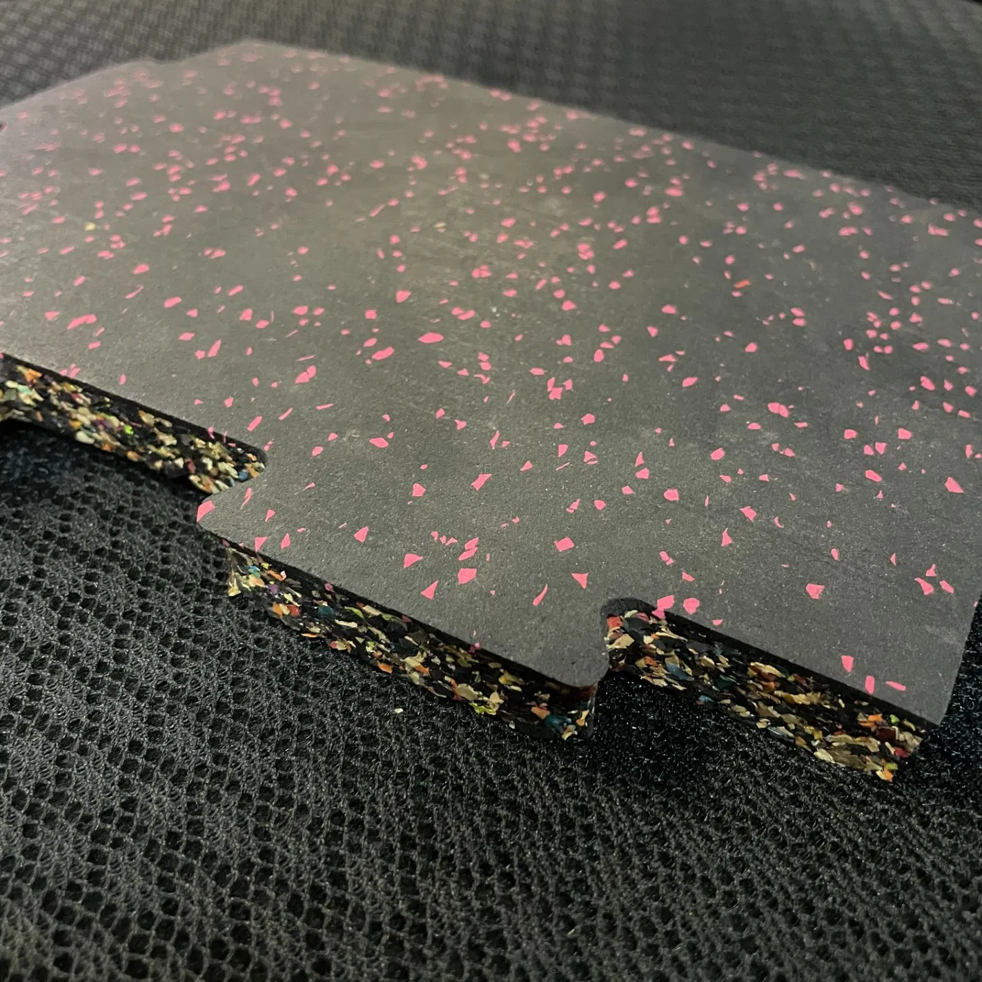 Recycled Rubber and Polyurethane Binder Anti Slip Rubber Tiles for Horse Stable Pathway Outdoor Park Pathway Floor Interlocking Rubber Tiles