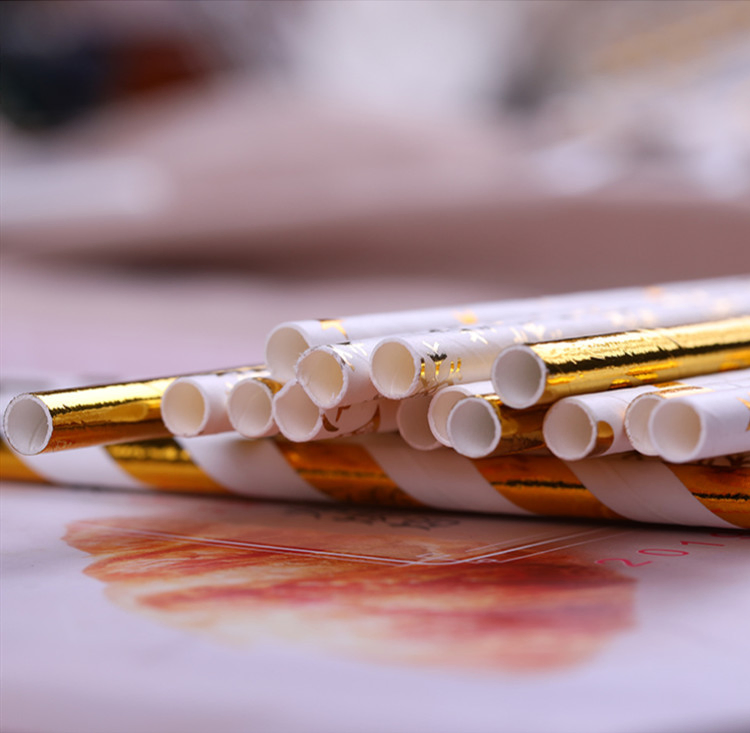 Disposable PLA Paper Straws, Juice Mlk Tea Straws