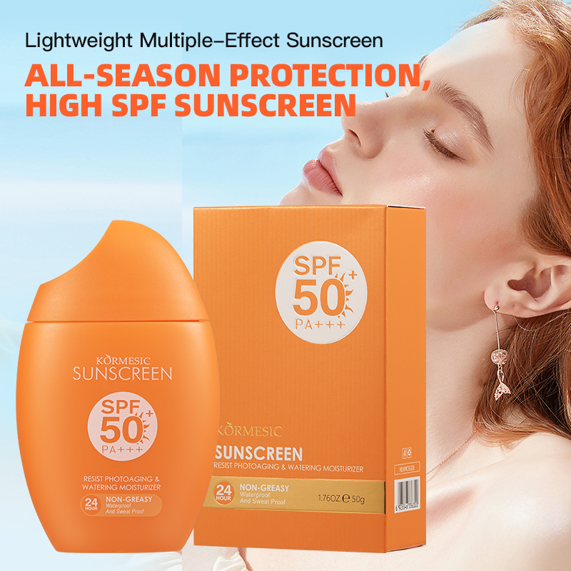 Factory Price SPF50+ Refreshing Waterproof UV Concealer Moisturizing Brightening Sunscreen Cream