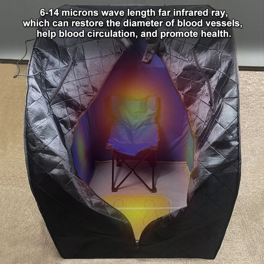 Портативная складная сауна с инфракрасным обогревом Raysen
