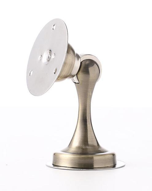 Stainless Steel Floor Mounted Glass Door Shower Door Stopper