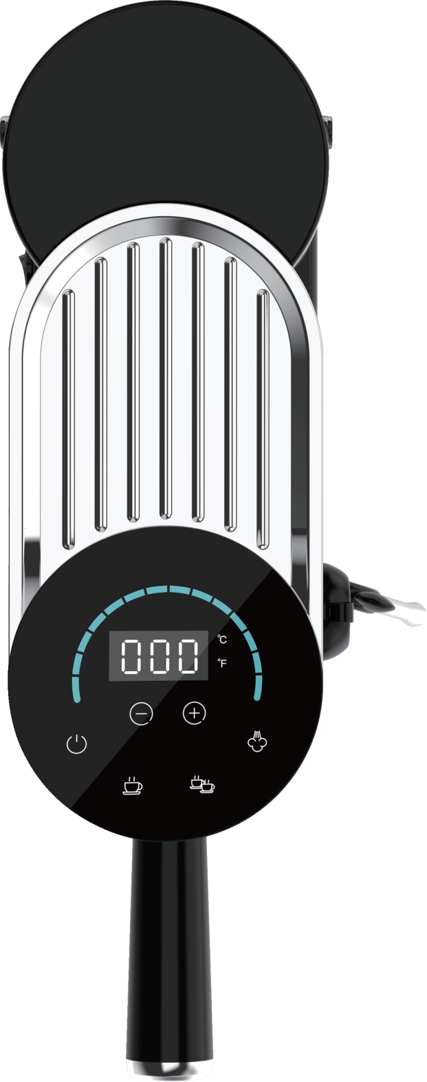 Semi-Automatic Espresso Coffee Machine 20 Bar Commercial Coffee Maker with Steam Wand