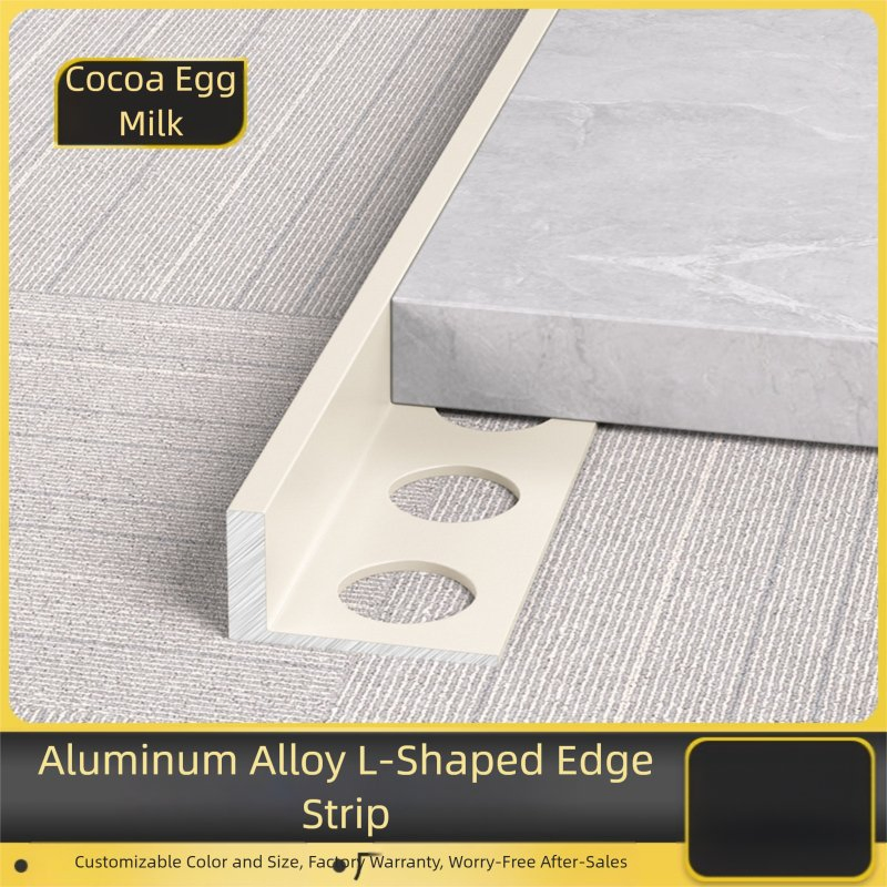 Premium Aluminum Alloy L-Shaped Edge Trim for Tiles