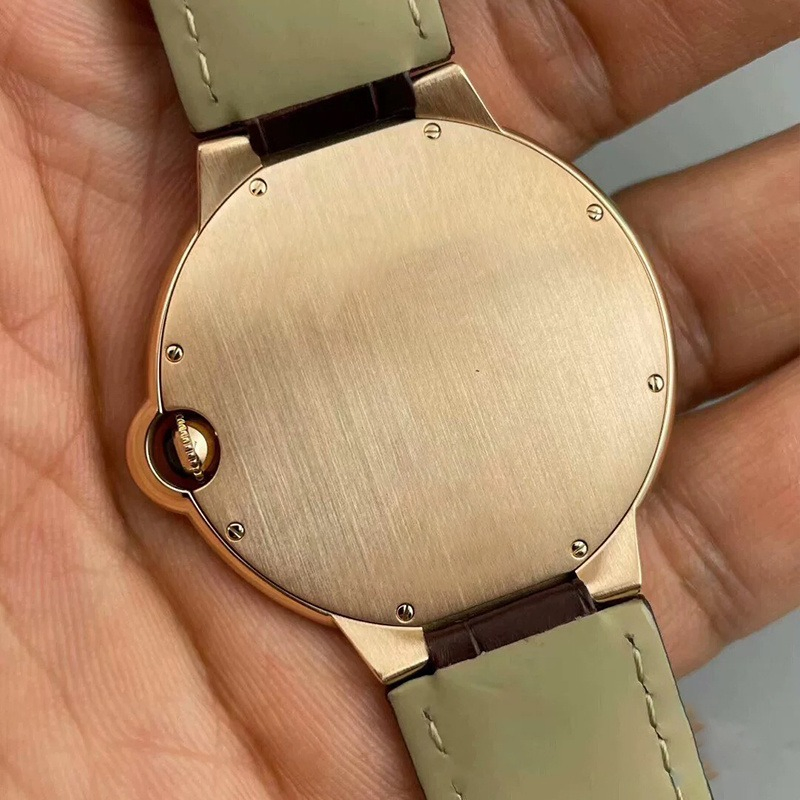 Wholesale 5A Quality Men's Watch with 42mm Large Dial, 1: 1 Ratio, Men's Mechanical Watch, Genuine Leather Strap, Waterproof Watch