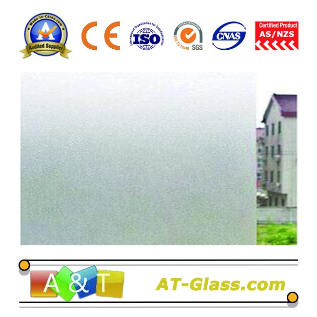 4~10mm Acid Etched Glass Frosted Glass Used for Bathroom Door, etc