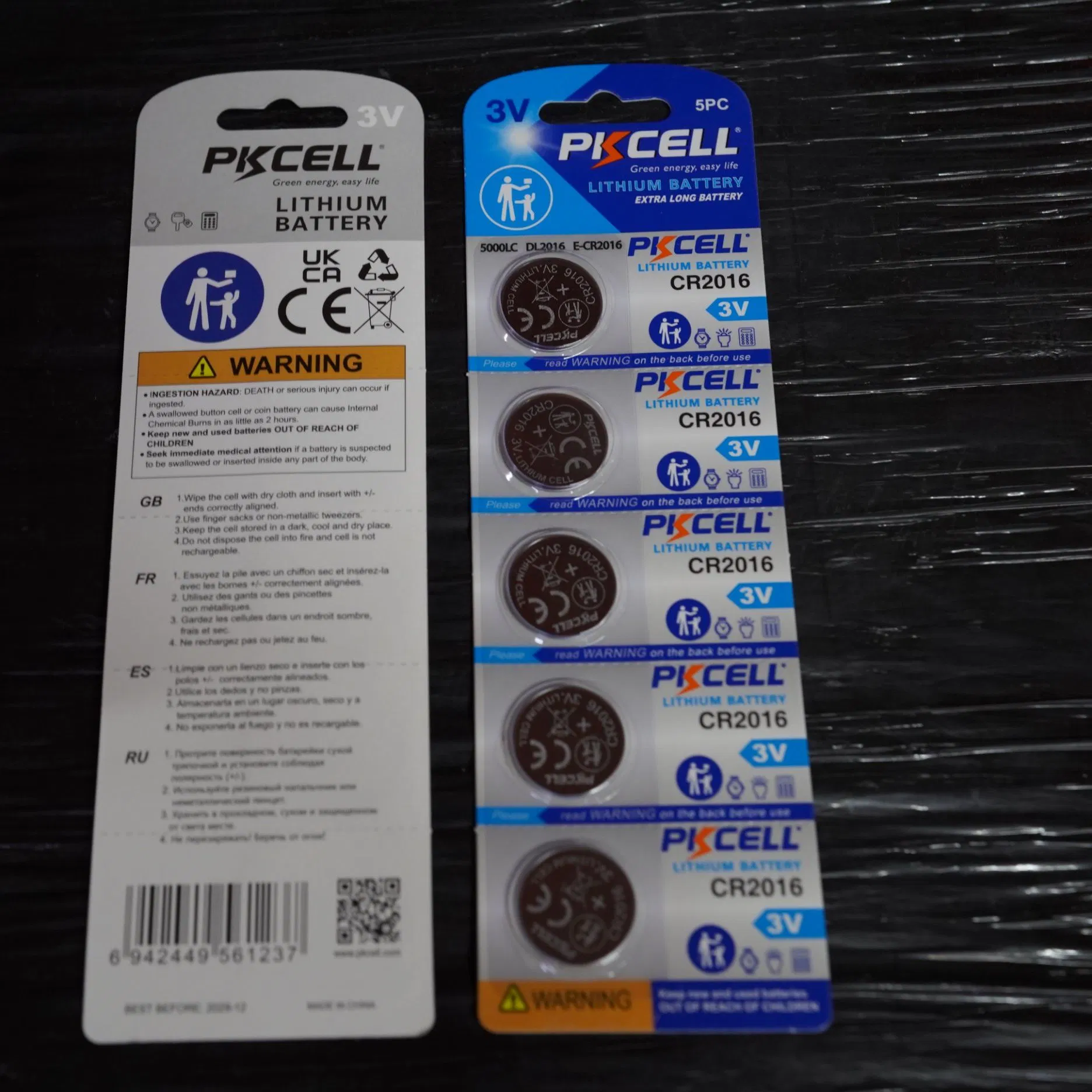 Батарейки-таблетки 3V CR2032, CR2025, CR2016