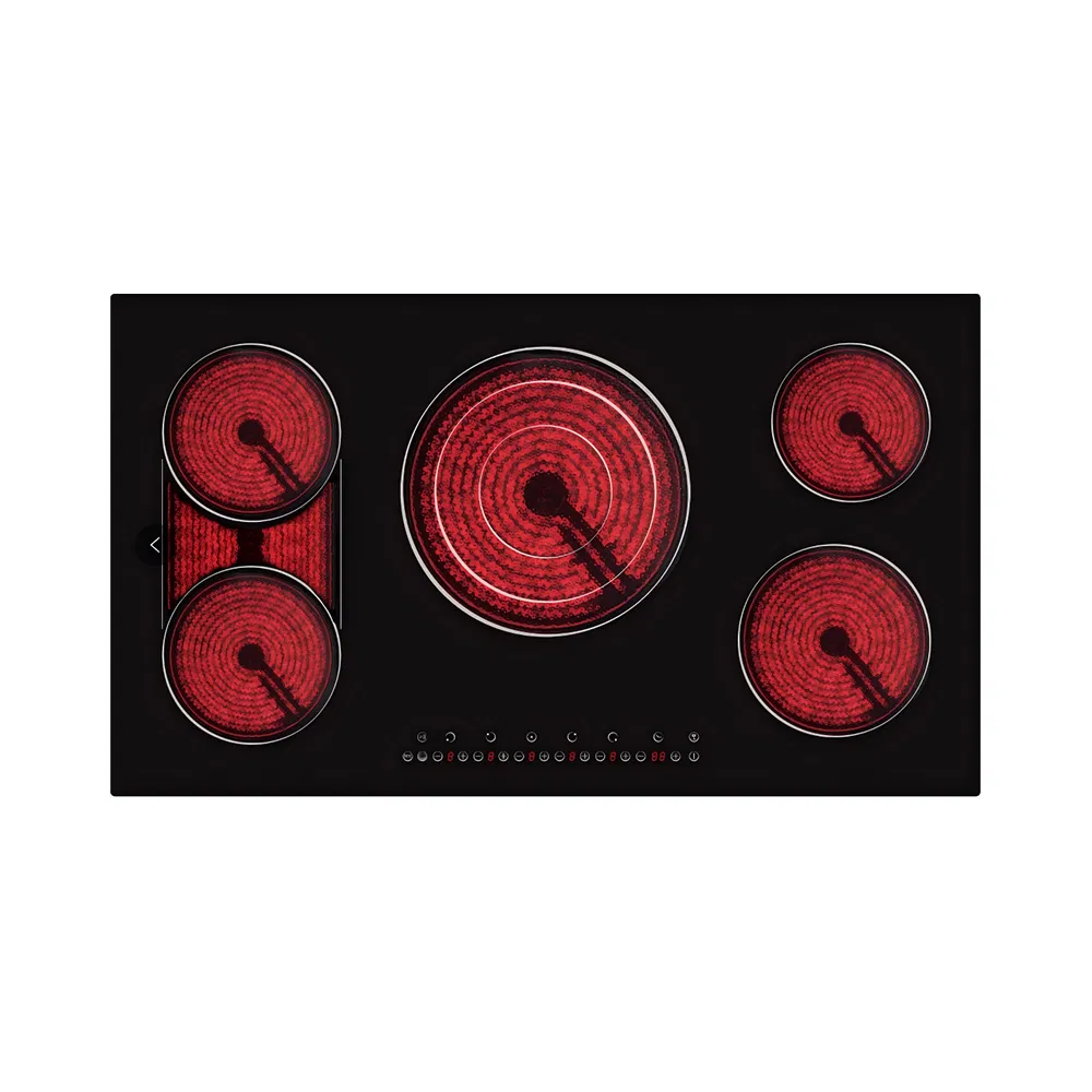 4 Burner 6000W Induction Ceramic Hob Cooker for High-Power Cooking