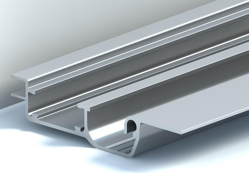 Hot Sale Anodized Extrusion Industrial Aluminum Profile for Train, Track, Car, Building Material,