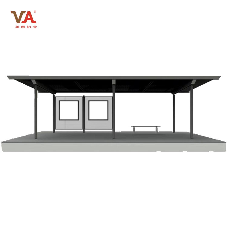 Durable Weatherproof Aluminum Alloy Carport Carports with Solar Mounting System