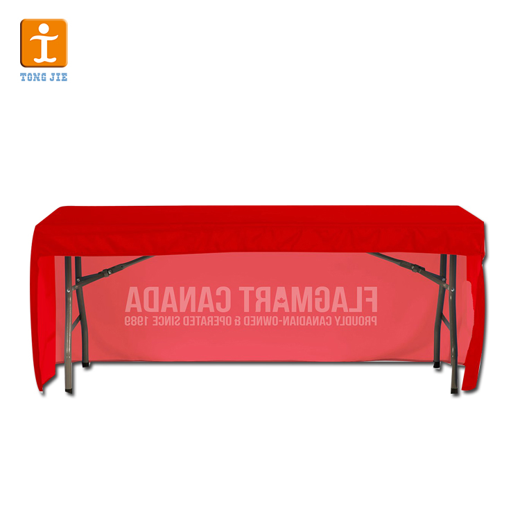Custom Logo Event 6FT 8FT Printing Tradeshow Promotion Table Cloth